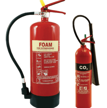 Image of Foam and co2 fire extinguisher